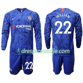 Chelsea Dres Willian 22 Dječji Domaći 2019/2020 Dugim Rukavima